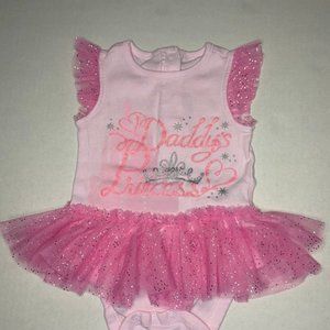 Disney baby Daddy's Princess baby girl onesie